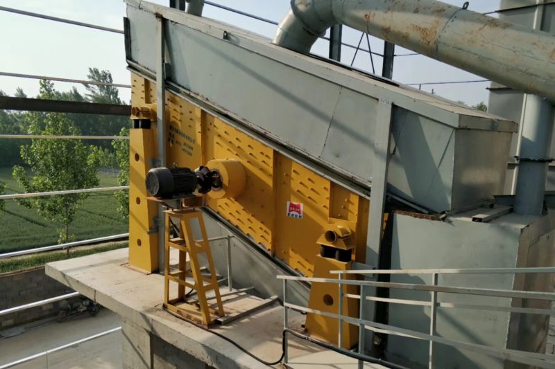 YK circular vibrating screen customer usage site