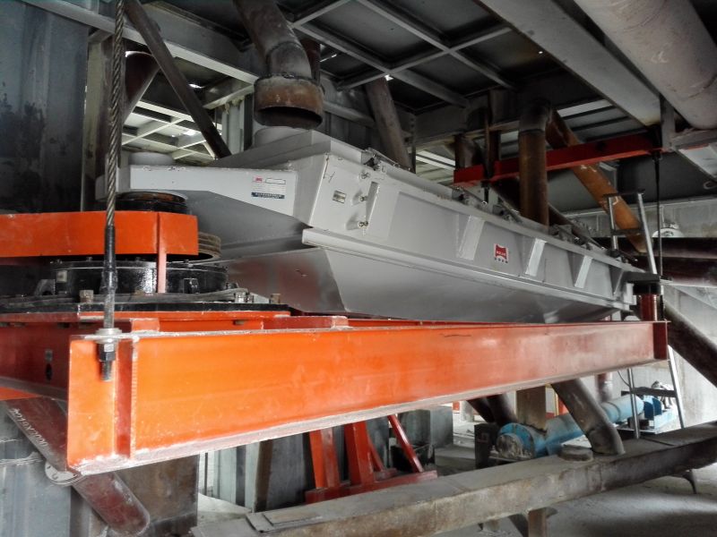 GJS efficient fine screening customer usage site